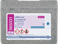 NANO Cyanure 08 NANOCOLOR Cyanure 08 test en cuves rondes domaine de mesure : 0,02-0,80 mg/L CN-...