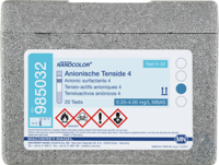 NANO Anionic surfactants 4 NANOCOLOR Anionic surfactants 4 tube test...