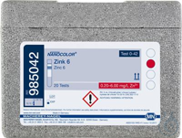 NANO Zinc 6 NANOCOLOR Zinc 6 tube test measuring range: 0.20-6.00 mg/L Zn2+...