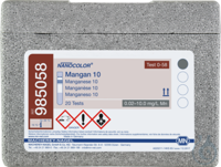 NANO Manganese 10 NANOCOLOR Manganese 10 tube test measuring range: 0.1-10.0 mg/L Mn 0.02-2.00...