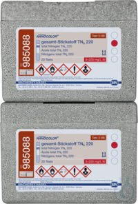 NANO total Nitrogen TNb 220 NANOCOLOR total Nitrogen TNb 220 tube test...