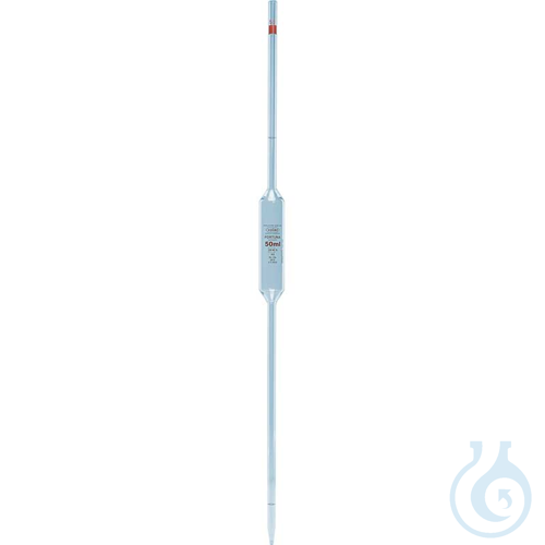 Bulb Pipette, VOLAC FORTUNA, 25 ml, with 2 mark...