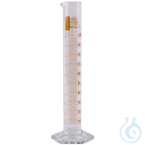 Messzylinder, VOLAC FORTUNA, 10 ml : 0.2 ml, Se...