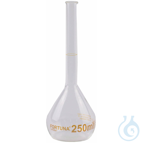 Messkolben, Klarglas, VOLAC FORTUNA, 250 ml, DE-M