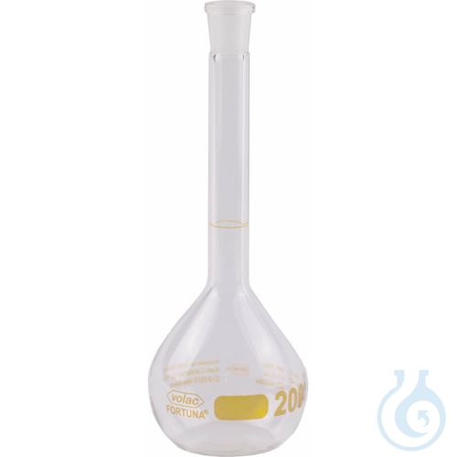 Messkolben, Klarglas, VOLAC FORTUNA, 25 ml, mit...