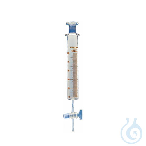 Kolbenprober, FORTUNA, 100 ml : 1.0 ml, mit 3-W...