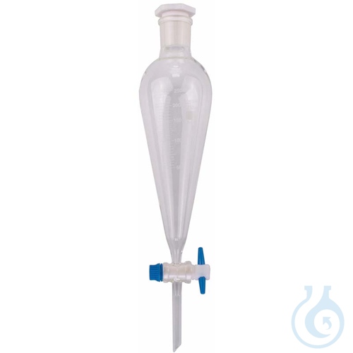 Separatory funnel acc. to Squibb, 500 ml, with ...