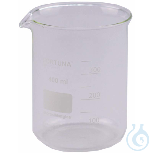 Becher, 400 ml, niedrige Form