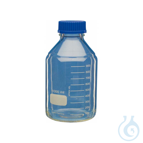Laboratory Bottle with screw thread, 1000 ml, c...