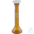 Trapezoidal Flask, amber glass, VOLAC FORTUNA, 1 ml, with TS 7/26, DE-M Trapezoidal Flask, amber...