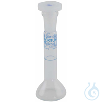 Trapezoidal Flask, clear glass, VOLAC FORTUNA, 3 ml, with TS 7/26, DE-M...