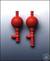 pipette filler standard red, natural rubber