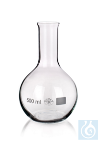 Flask, flat bottom narrow-neck, 50ml, 10/PK Flask, flat bottom narrow-neck,...