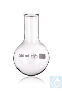 Flask with round bottom, narrow-neck, 50ml, 10/PK Flask with round bottom,...