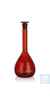 Messkolben mit Glasstopfen NS 14/23, braun, Klasse A, 250ml, 10St.