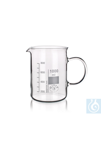 Becherglas mit Ausguss und Henkel, hohe Form, 250ml, 6St.