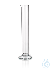 Messzylinder, hohe Form 6kt.-Fuß, ungraduiert, 2000ml, 4St.