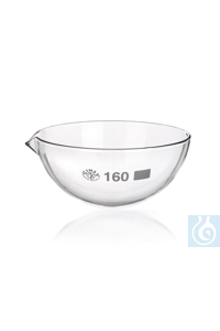 Verdampingsschaaltje met ronde bodem, 90ml, 10st.