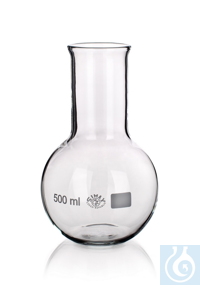 Flask, flat bottom wide-neck, 50ml, 10/PK Flask, flat bottom wide-neck, 50ml,...