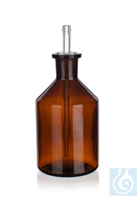 Dropping Bottle, ground in pipette stoper, brown, 50ml, 30/PK Dropping...