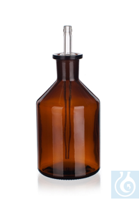 Druppelfles, vervangbare NS pipet. bruin 250ml, 30st.
