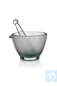 Vijzel met stamper en tuit, ruw, 80mm, 12st.