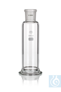 Gaswasfles en hulpstuk NS29/32, 1000ml, 10st.