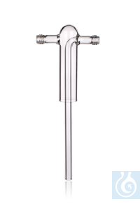 Glass Adaptor for Bottle gas washing, NS29/32, 10/PK