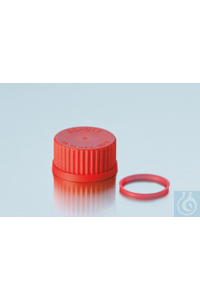 Ausgießring GL 45, mit PP-Kappe und Ring (rot), 200° C Nr.20545, 10St....