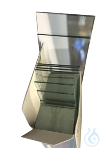 Slides 76x26x1mm, geschliffen, Natron-Kalk-Glass, without matt edge, 50Stk/Pkg