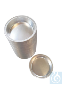 Aluminium bakjes, 28 ml, 100 stuks  Wegwerp droogbakjes rond, 28ml,H13mm,d top...