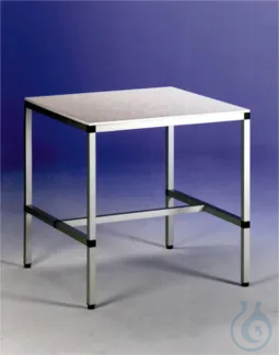 Labor Arbeitstisch Kunststoff (PP) weiß, 500x500mm, H. 500mm, ohne...