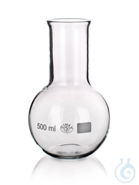 Rondbodemkolf wijde hals, 100ml, 10st.
