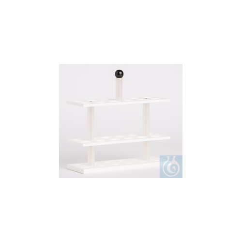 Einsatzgestell/PP weiß, 12 Bohr. 26mm, (Zubehör für Wasserbad Ecotherm/1xE5,...
