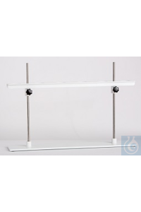 Filtriergestell für 6 Trichter Typ 3300, aus Massiv-PVC, Grundfl. 800x150mm  aus Massiv-PVC,...