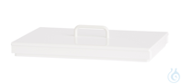 Plat deksel/PP wit, met greep, (accessoire voor Ecotherm/E11 waterbad)  PP...