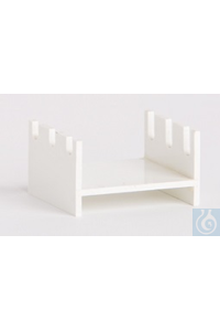 Wiegegestell für 2 gebogene Pipetten  kleines, praktisches Gestell aus PVC,...