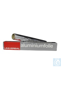 Aluminum foil, roll 300mm wide, foil thickness 0.03mm, 10m Aluminum foil,...