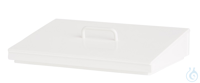 Slant lid PP white, with handle, for E10 Slant lid PP white, with handle, for...