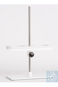 Rek voor 2 Imhoff cilinders, bodemplaat 300x150mm  volgens IMHOFF, gemaakt van massief PVC,...