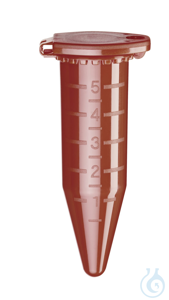 Eppendorf Tubes 5,0mL ambra, 200 St Eppendorf Tubes® 5.0 mL mit Schnappdeckel, 5,0 mL, PCR clean,...