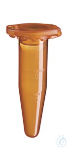 1000 SAFE-LOCK 1,5 ml amber Eppendorf Safe-Lock Tubes, 1,5 mL, PCR clean, ambra (Lichtschutz),...