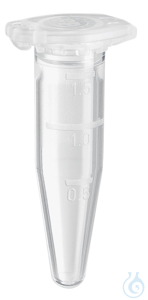 100 SAFE-LOCK BIOPUR 1,5ml Eppendorf Safe-Lock Tubes, 1,5 mL, Biopur®, incolore, 100 tubes,...