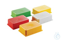 PCR-rek, 10 stuks PCR Rack, Diverse kleuren, 10 stuks - Rek voor het hanteren en opslaan van...