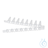 PCR tube strips+cap str. gewölbt je 120