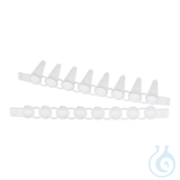 PCR tube strips+cap str.flat, je 120 St.