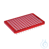 twin.tec PCR plate 96, rot, 25 St. Eppendorf twin.tec® PCR Plate 96, semi-skirted, 250 µL, PCR...