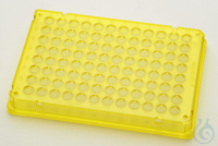 twin.tec PCR Plate 96, skirted (Wells farblos) gelb, 300 Stück