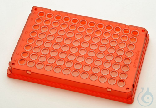 300 PCRPlate 96,skirted red