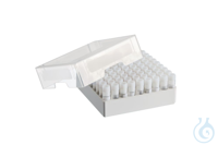 Opbergdoos 9 x 9, 3 stuks, hoogte 2 inch Opbergdoos 9 × 9, diepvriesdoos, voor 81 vials met...